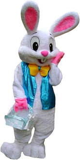 JIUYUE Easter Rabbit Bunny Rabbit Mascot Costume Adult Size Fancy Dress
